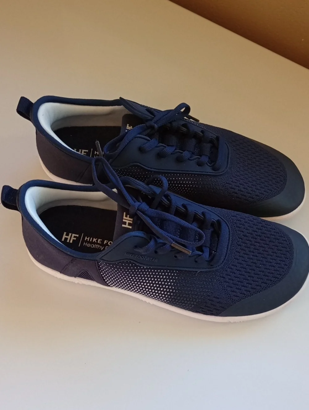 Hike Footwear Lace Up Wide Toe Lightweight Tennis Shoes Blue Size 9.5